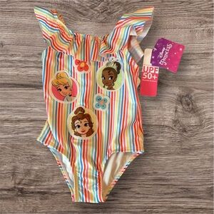 Disney Princess Little Girls Swimsuit, 18Months, Baby Girls Swimsuit, NWT